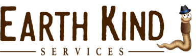 A brown and black logo for north kent services